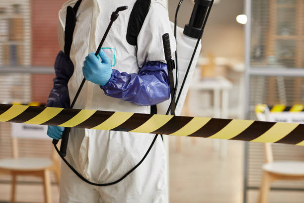 Professional Biohazard Cleanup technician working in Grafton, OH